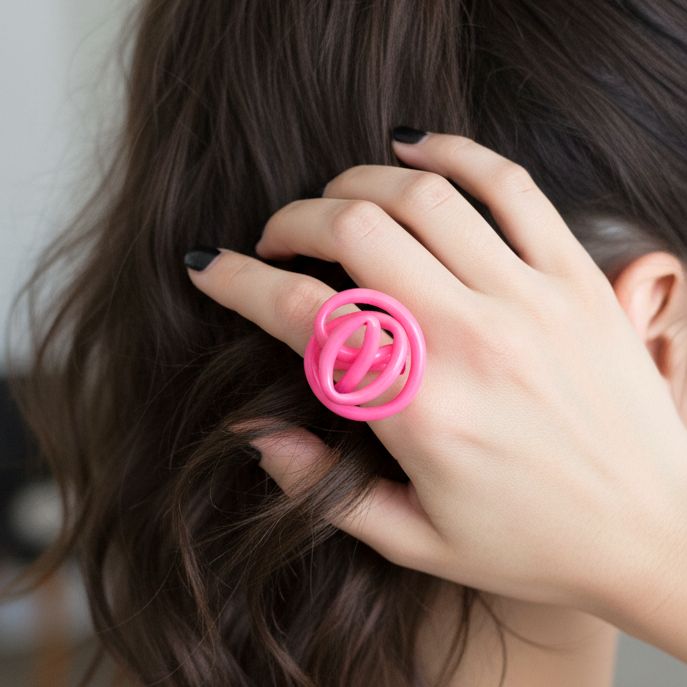Zig Matt Ring: Pink neon