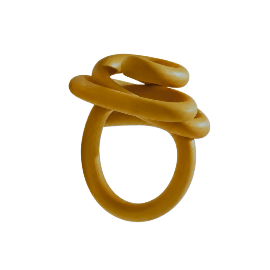 Zig Matt Ring: Gold