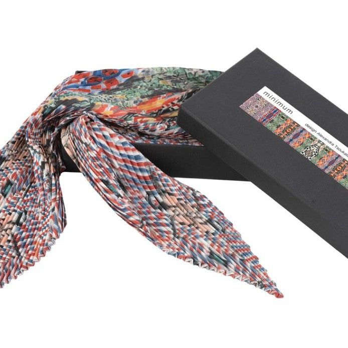 Satin Pleated Foulard Matis F-MATIS-A - Anthos Crafts