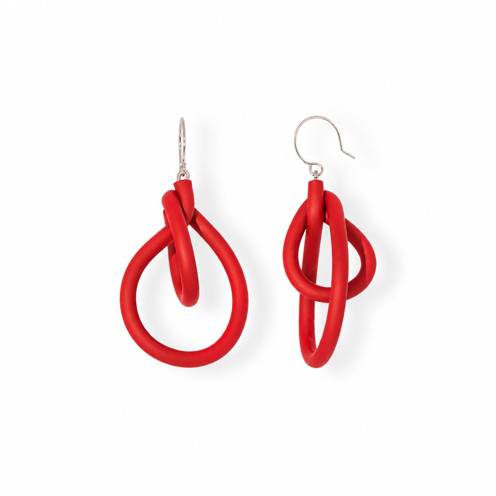 NY Earrings: Black - Anthos Crafts