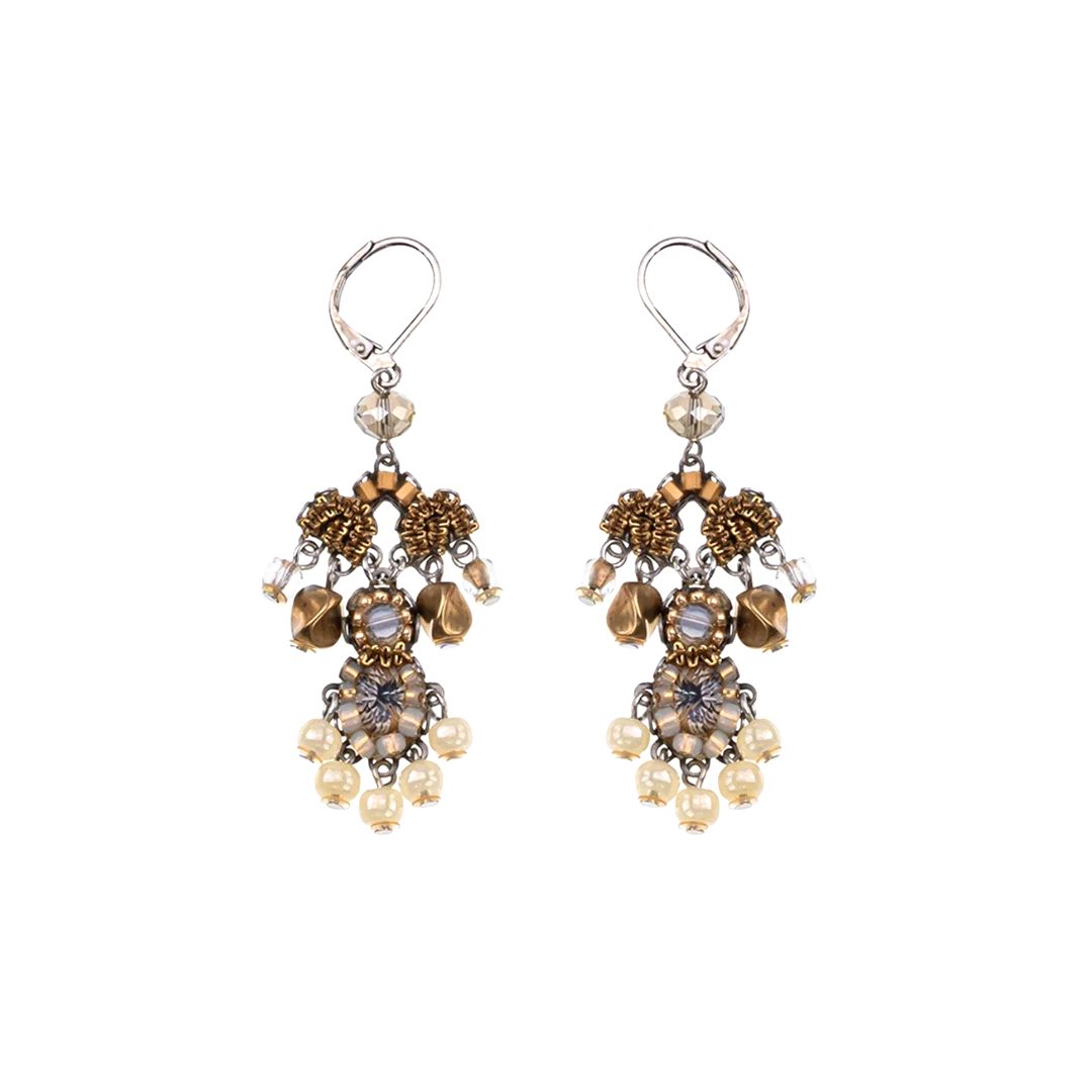 Drops of Gold Set, Elegant Earring, Shizuka