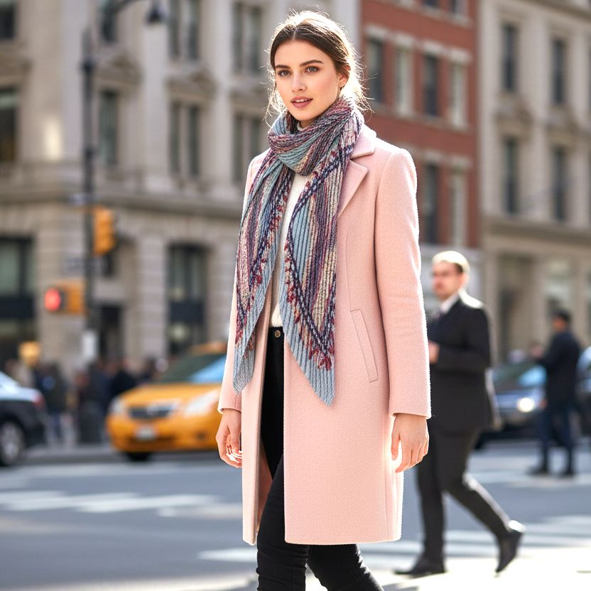 Foulard plissettato satin F-END