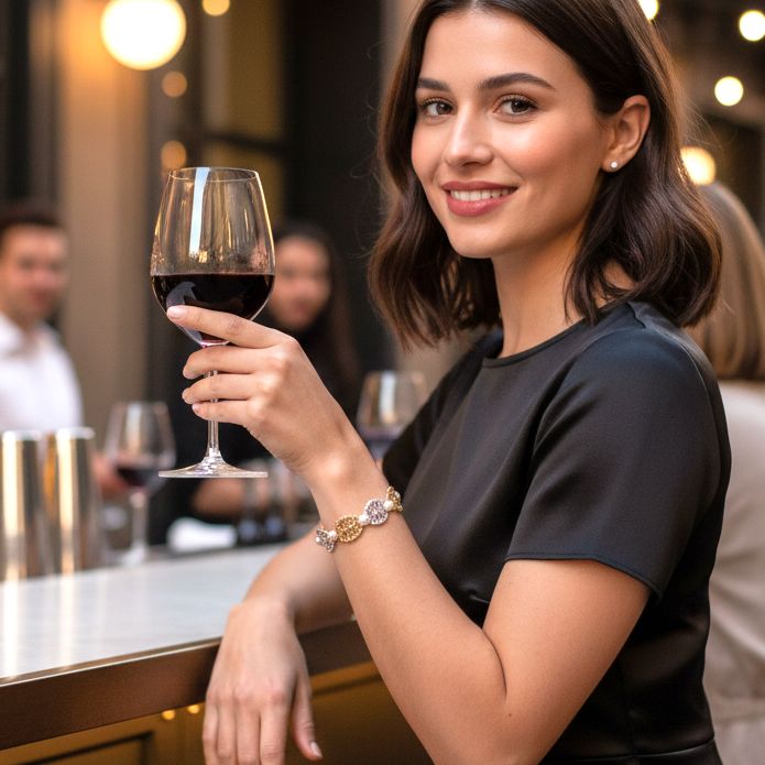 Χειροποίητο Επίχρυσο & Επάργυρο Πλεκτό Βραχιόλι με Μαργαριτάρια