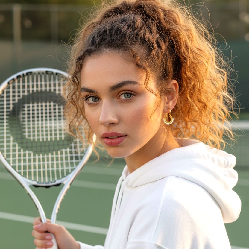 Χειροποίητα Επίχρυσα Ασημένια Σκουλαρίκια Κρίκοι με Μαργαριτάρια