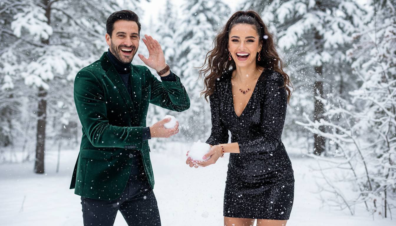 Handmade Gold Plated Silver Earrings with Shades of Red Enamel Pebbles