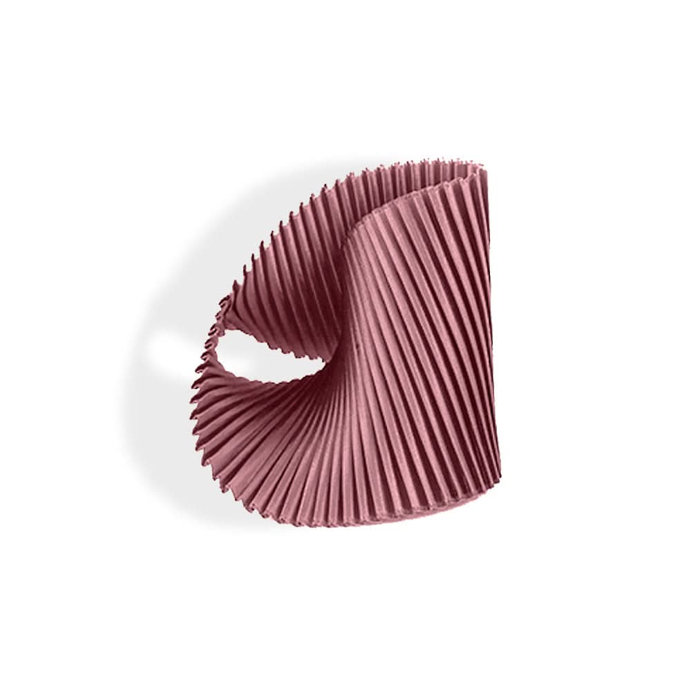 Satin Pleated Bracelet Shell Puce SH-SAP - Anthos Crafts