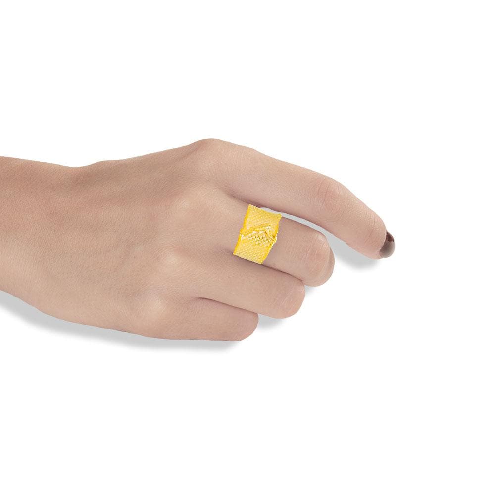 Handmade Gold Plated Silver Ring "The Wave" - Anthos Crafts