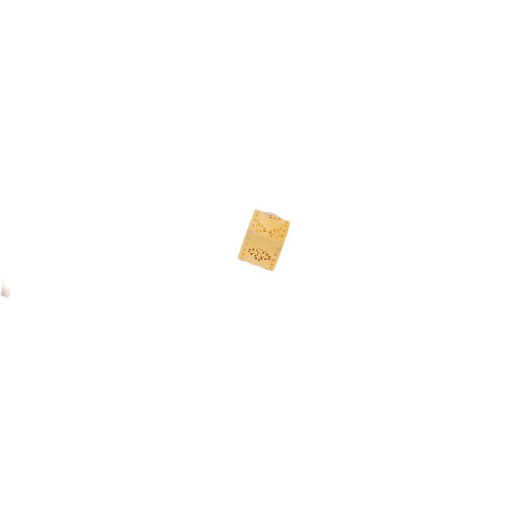 Handmade Gold Plated Silver Ring With Dovecote Patterns - Anthos Crafts