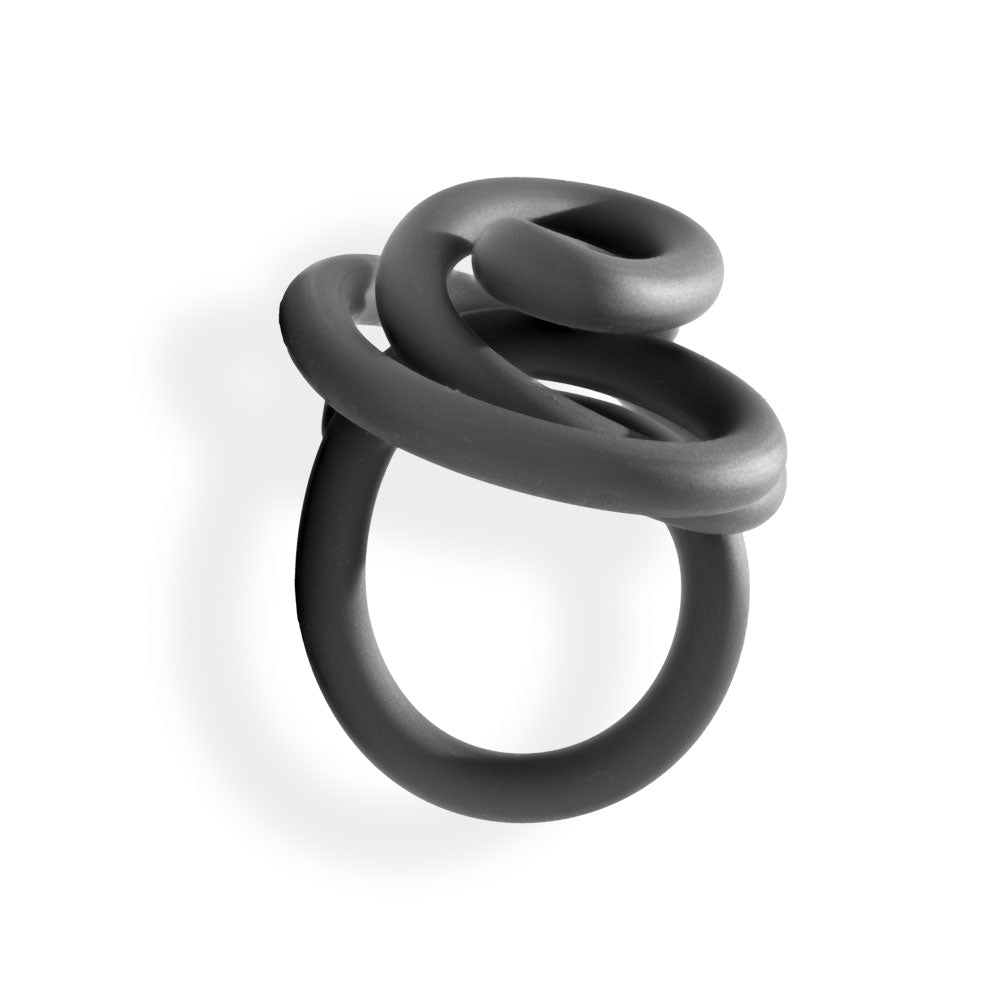 Zig Matt Ring: Black - Anthos Crafts
