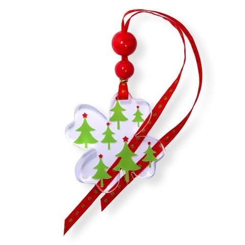 Christmas Charm With Christmas Trees Made With Plexiglass - Anthos Crafts