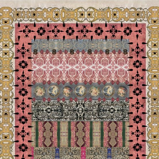 Foulard plissettato satin F- FORT