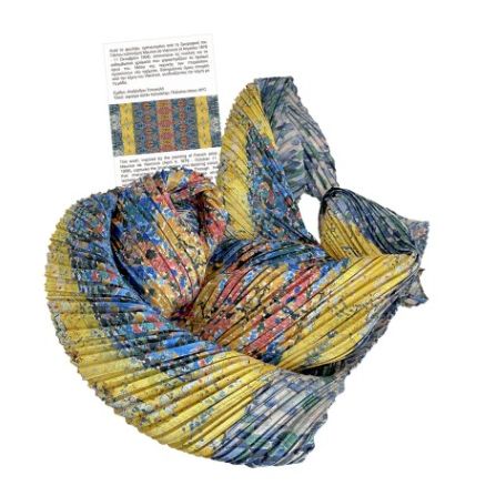 Foulard plissettato in Raso Vlaminc F-VLAM-2