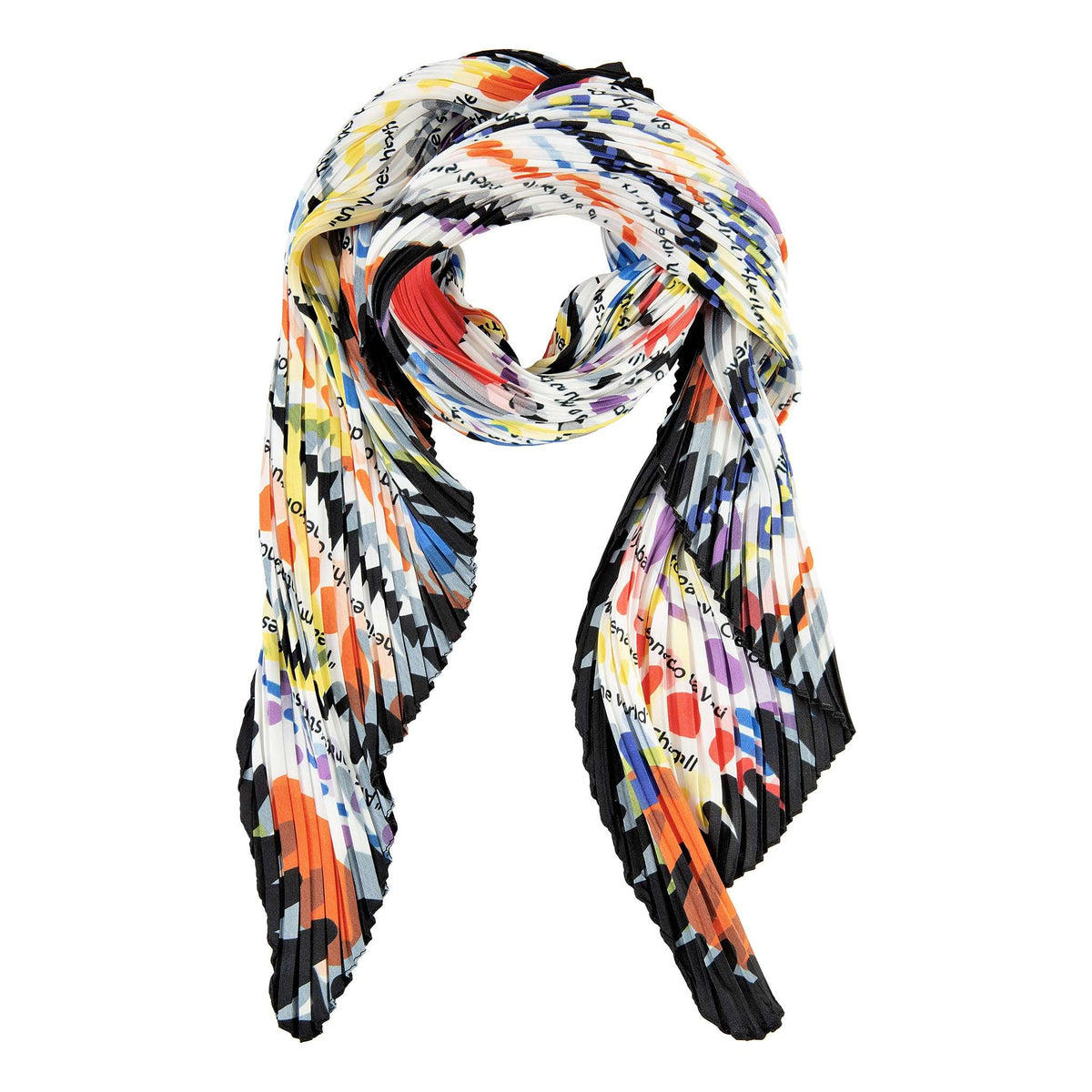 Foulard plissettato satin F- ART