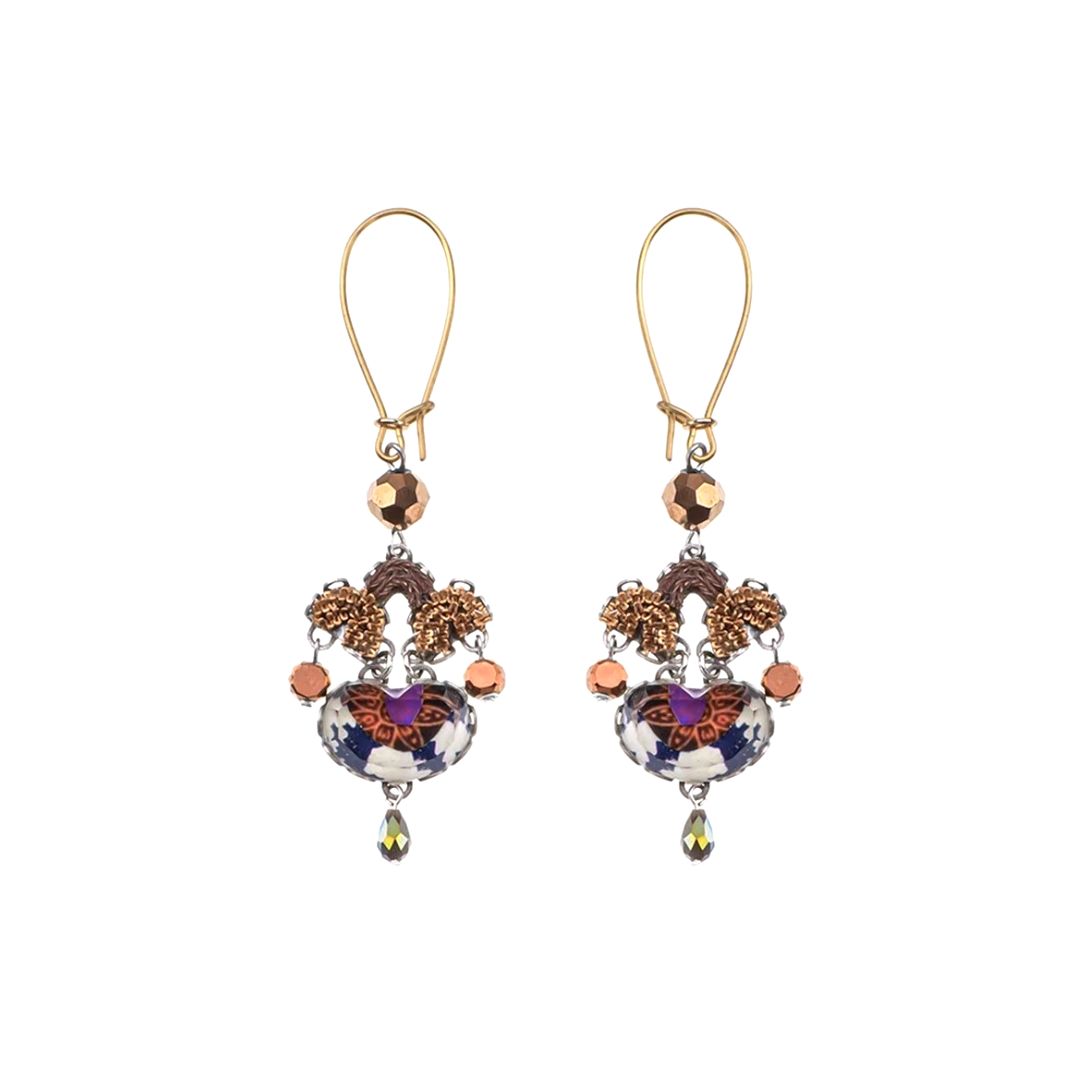 Winter Warmth Set, Long Dangle Earring, Multa