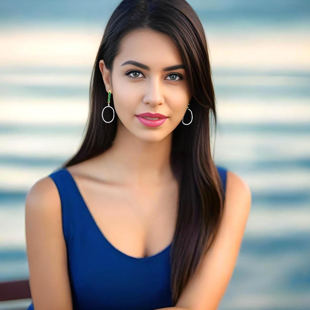 Handmade Gold Plated Silver Earrings With Green Agates - Anthos Crafts