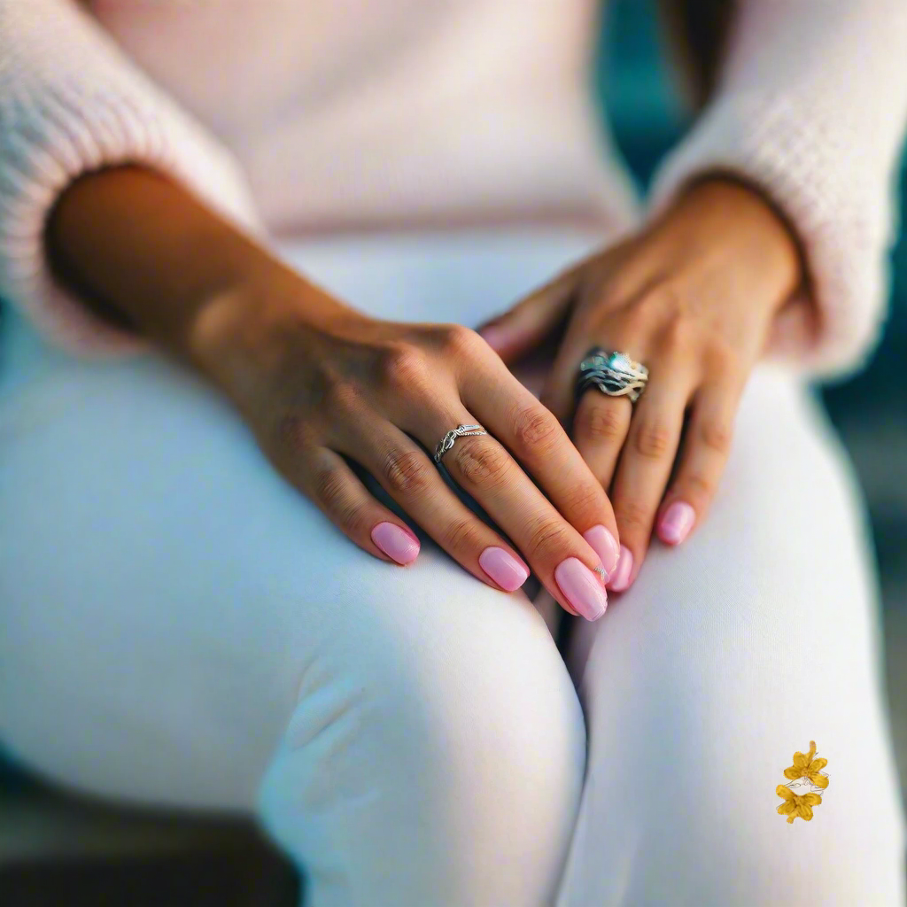 Handmade Silver Hammered Ring With Azurite Malachite Tear Stone - Anthos Crafts