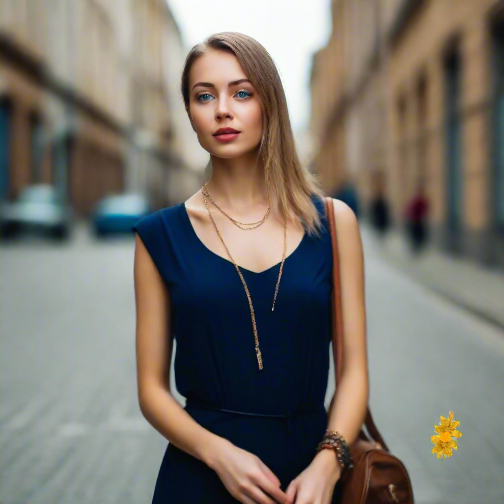 Satin Pleated Necklace Essilp Silver Blue KL-109 - Anthos Crafts