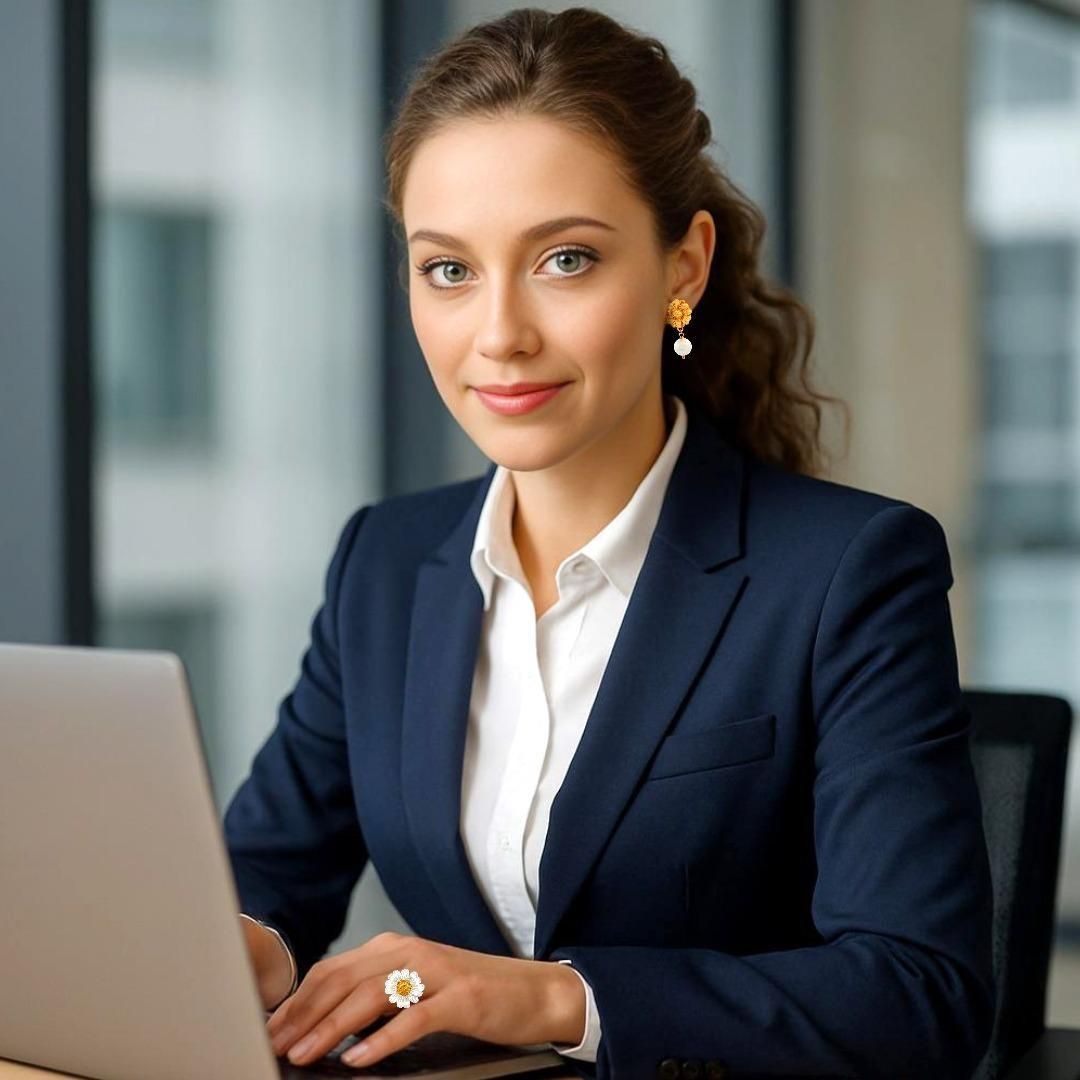 Χειροποίητα επίχρυσα ασημένια σκουλαρίκια χρυσάνθεμα με πέρλες