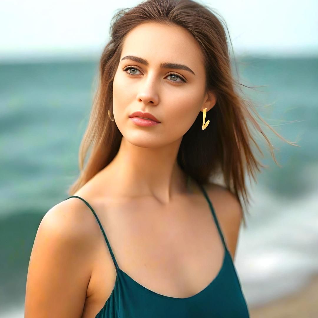 Handmade Gold Plated Silver Hoop Earrings - Anthos Crafts