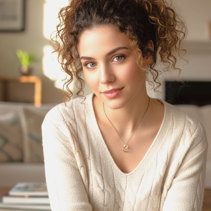 Χειροποίητο Επίχρυσο & Μαύρο Ασημένιο Δίχρωμο Κολιέ 2 Οβάλ