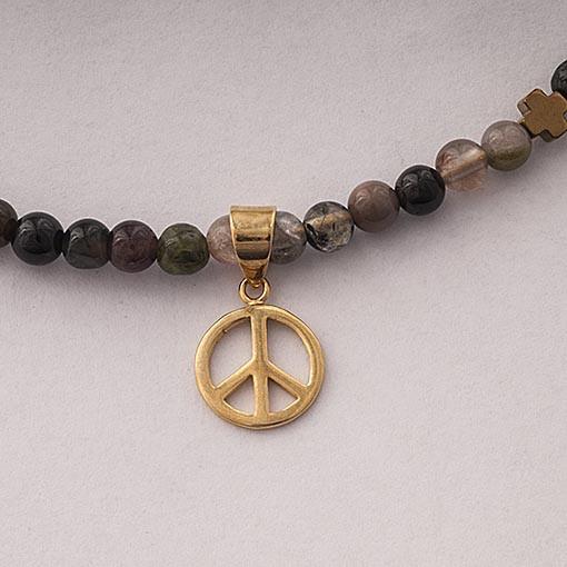 Handmade Gemstone Necklace Tourmaline - Anthos Crafts