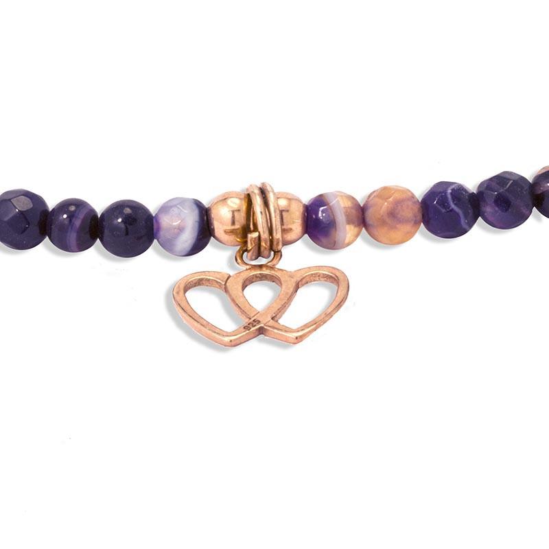 Handmade Gemstone Necklace Agate - Anthos Crafts